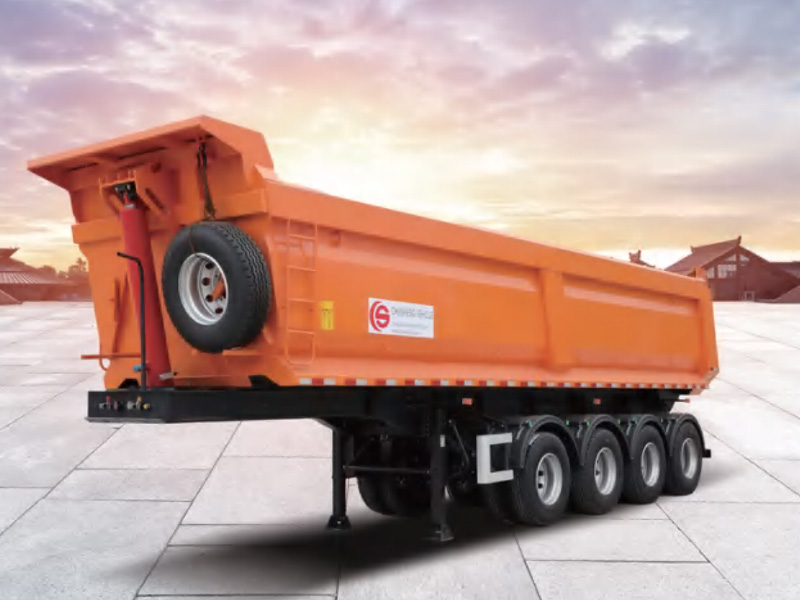 U型后翻自卸半挂